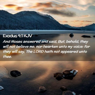 Exodus 4:1 KJV Free Bible Images