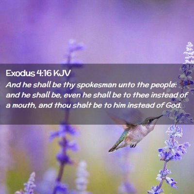 Exodus 4:16 KJV Free Bible Images