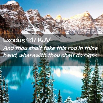 Exodus 4:17 KJV Free Bible Images