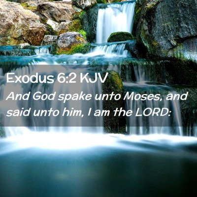 Exodus 6:2 KJV Free Bible Images