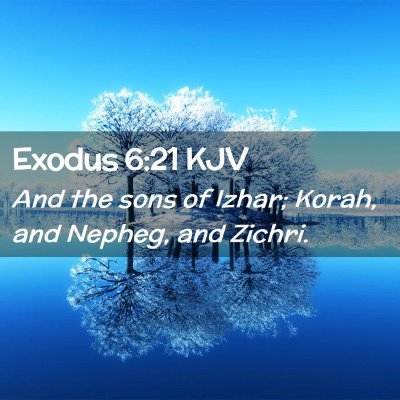 Exodus 6:21 KJV Free Bible Images