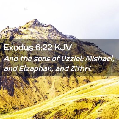 Exodus 6:22 KJV Free Bible Images