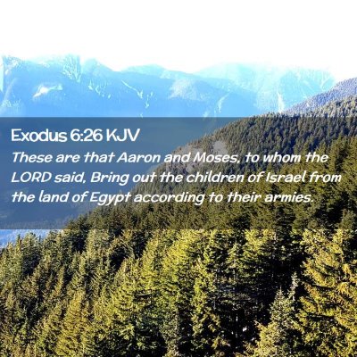 Exodus 6:26 KJV Free Bible Images