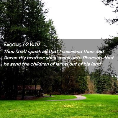 Exodus 7:2 KJV Free Bible Images