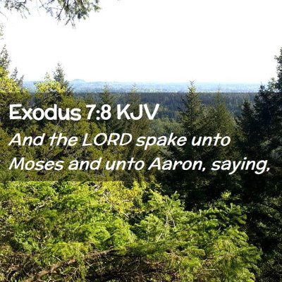 Exodus 7:8 KJV Free Bible Images