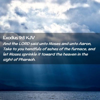 Exodus 9:8 KJV Free Bible Images