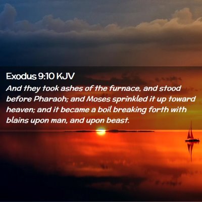 Exodus 9:10 KJV Free Bible Images