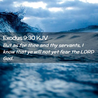 Exodus 9:30 KJV Free Bible Images