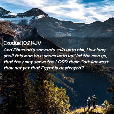 Exodus 10:7 KJV Free Bible Images