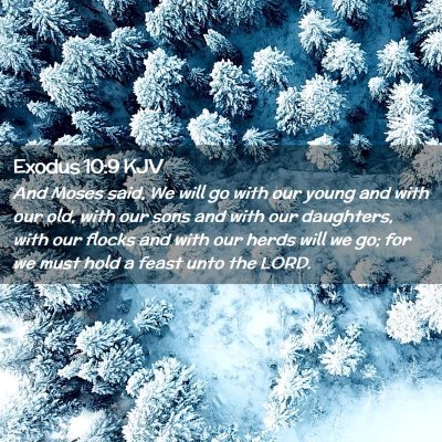 Exodus 10:9 KJV Free Bible Images