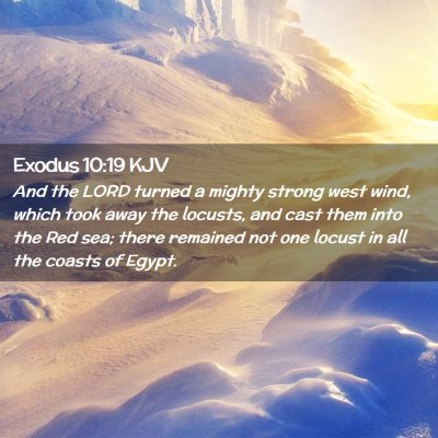 Exodus 10:19 KJV Free Bible Images