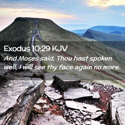 Exodus 10:29 KJV Free Bible Images