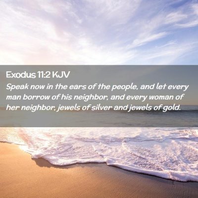 Exodus 11:2 KJV Free Bible Images