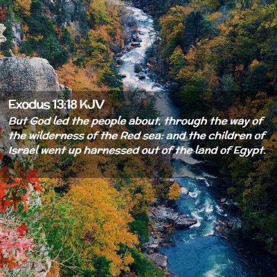 Exodus 13:18 KJV Free Bible Images