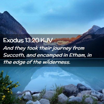 Exodus 13:20 KJV Free Bible Images