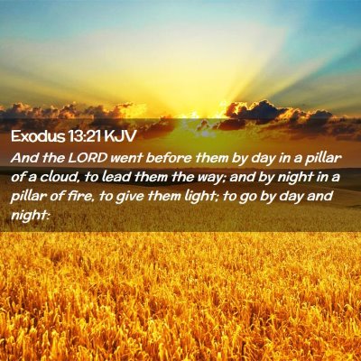 Exodus 13:21 KJV Free Bible Images