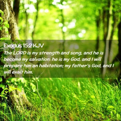 Exodus 15:2 KJV Free Bible Images