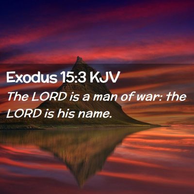 Exodus 15:3 KJV Free Bible Images