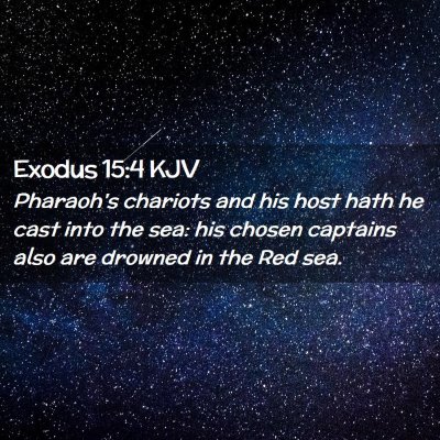 Exodus 15:4 KJV Free Bible Images