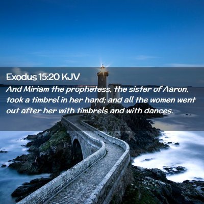 Exodus 15:20 KJV Free Bible Images