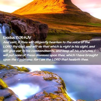 Exodus 15:26 KJV Free Bible Images