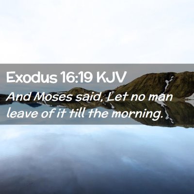 Exodus 16:19 KJV Free Bible Images