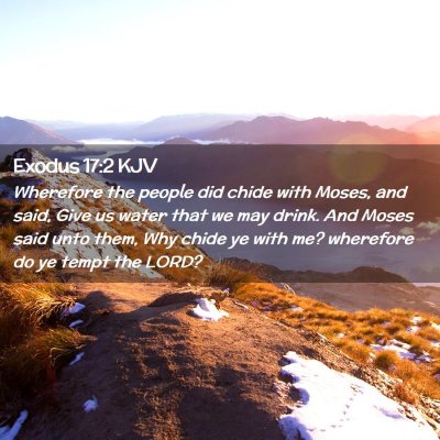 Exodus 17:2 KJV Free Bible Images