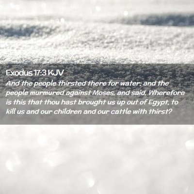 Exodus 17:3 KJV Free Bible Images