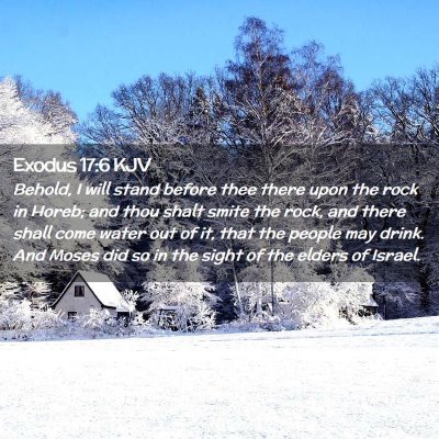 Exodus 17:6 KJV Free Bible Images