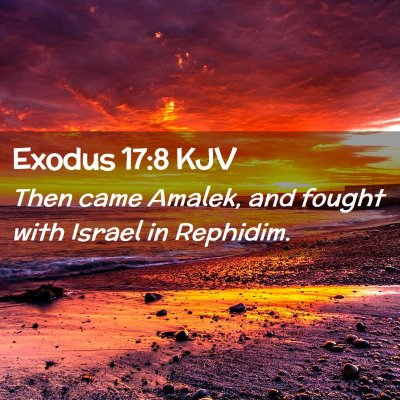 Exodus 17:8 KJV Free Bible Images