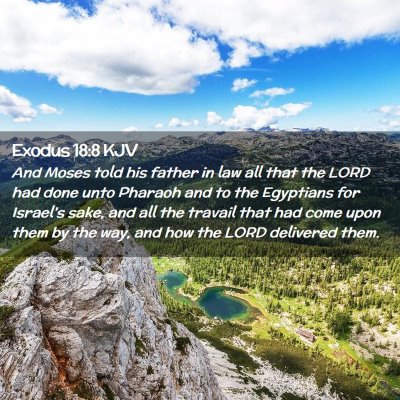 Exodus 18:8 KJV Free Bible Images