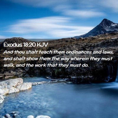 Exodus 18:20 KJV Free Bible Images