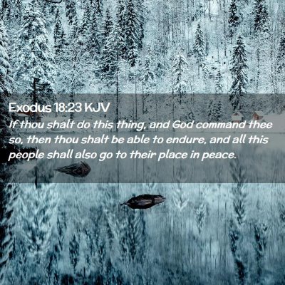 Exodus 18:23 KJV Free Bible Images