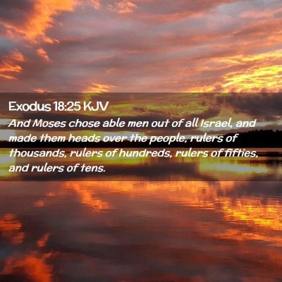 Exodus 18:25 KJV Free Bible Images