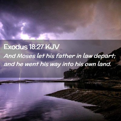 Exodus 18:27 KJV Free Bible Images