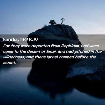 Exodus 19:2 KJV Free Bible Images