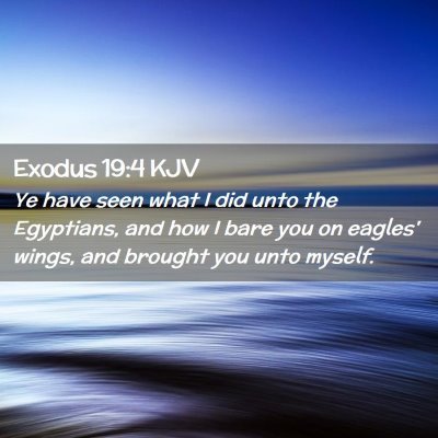 Exodus 19:4 KJV Free Bible Images