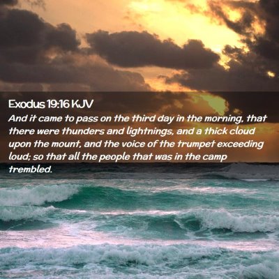 Exodus 19:16 KJV Free Bible Images