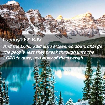 Exodus 19:21 KJV Free Bible Images