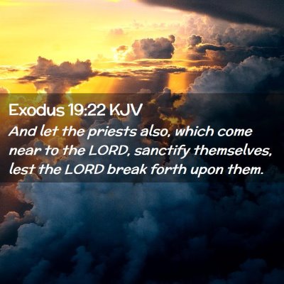 Exodus 19:22 KJV Free Bible Images