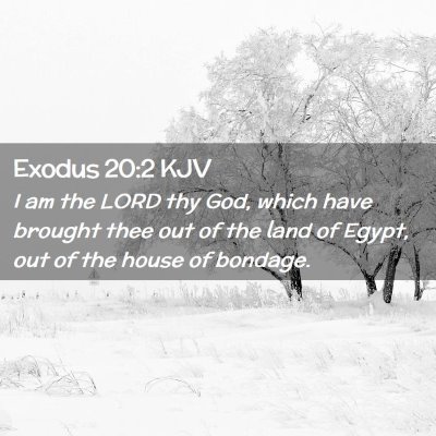 Exodus 20:2 KJV Free Bible Images