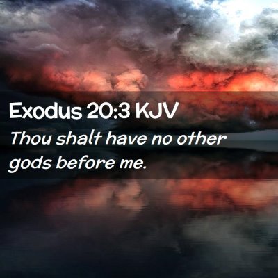 Exodus 20:3 KJV Free Bible Images