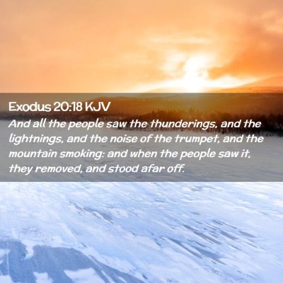 Exodus 20:18 KJV Free Bible Images