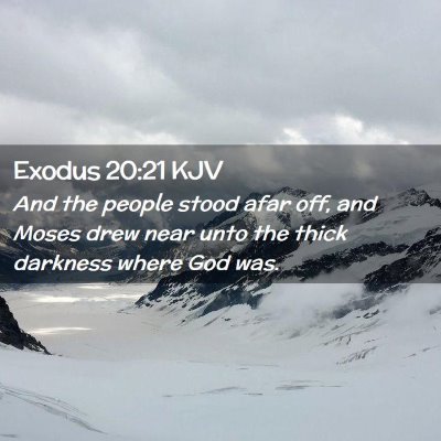 Exodus 20:21 KJV Free Bible Images