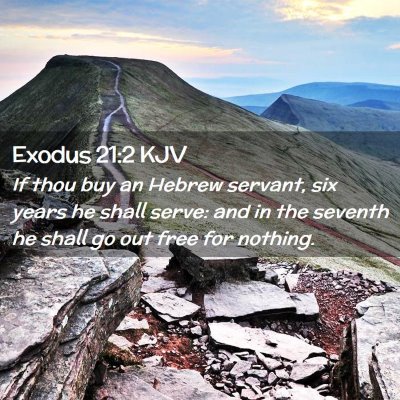 Exodus 21:2 KJV Free Bible Images