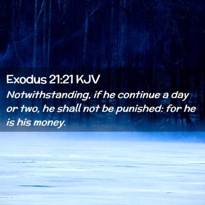 Exodus 21:21 KJV Free Bible Images