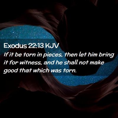 Exodus 22:13 KJV Free Bible Images