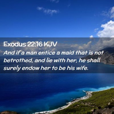 Exodus 22:16 KJV Free Bible Images