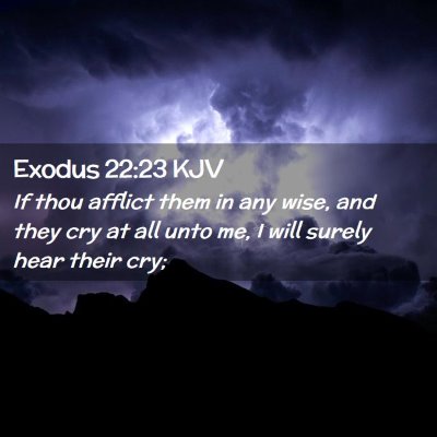 Exodus 22:23 KJV Free Bible Images