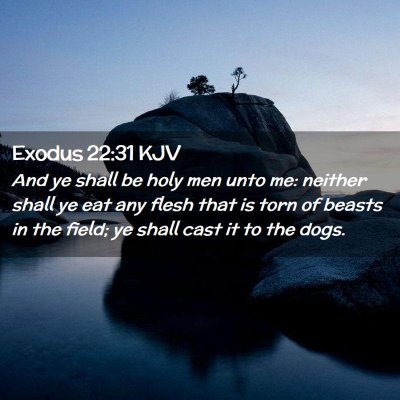 Exodus 22:31 KJV Free Bible Images